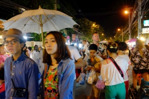 Beaucoup de touristes chinois à Chiang Mai aussi.